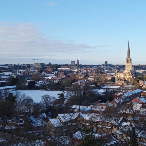A winter’s morning on Kett’s Heights