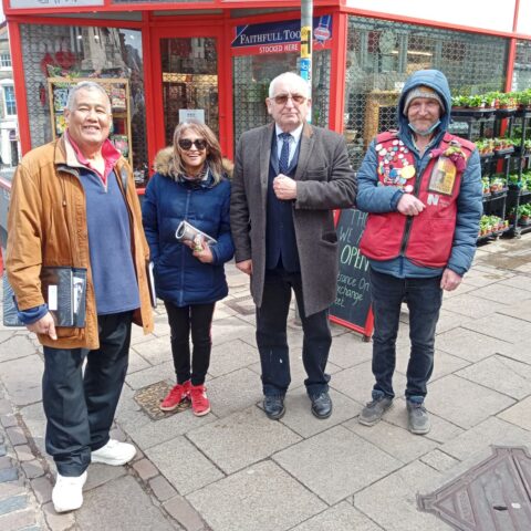 Big Issue Founder Lord John Bird visits Norwich to do Black History tour